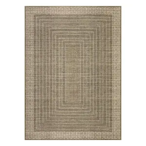 Area Rugs for Living Room, Non Slip Washable Rugs for Bedroom Dining Room, Soft Low Pile Stain Resistant Vintage Carpet for Farmhouse Home Decor Brown 5 * 7ft