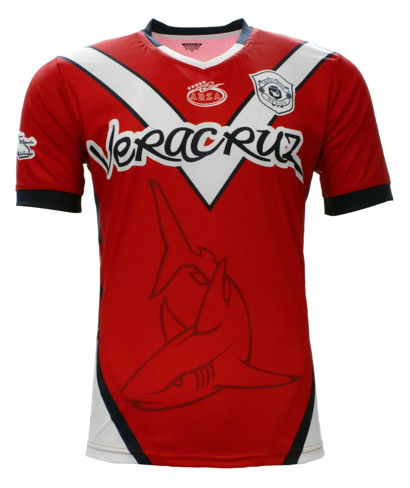 Veracruz Arza Soccer Jersey, Veracruz Football Shirt, Mexico Soccer Fan Jersey, Short Sleeve Sports Jersey for Men & Women