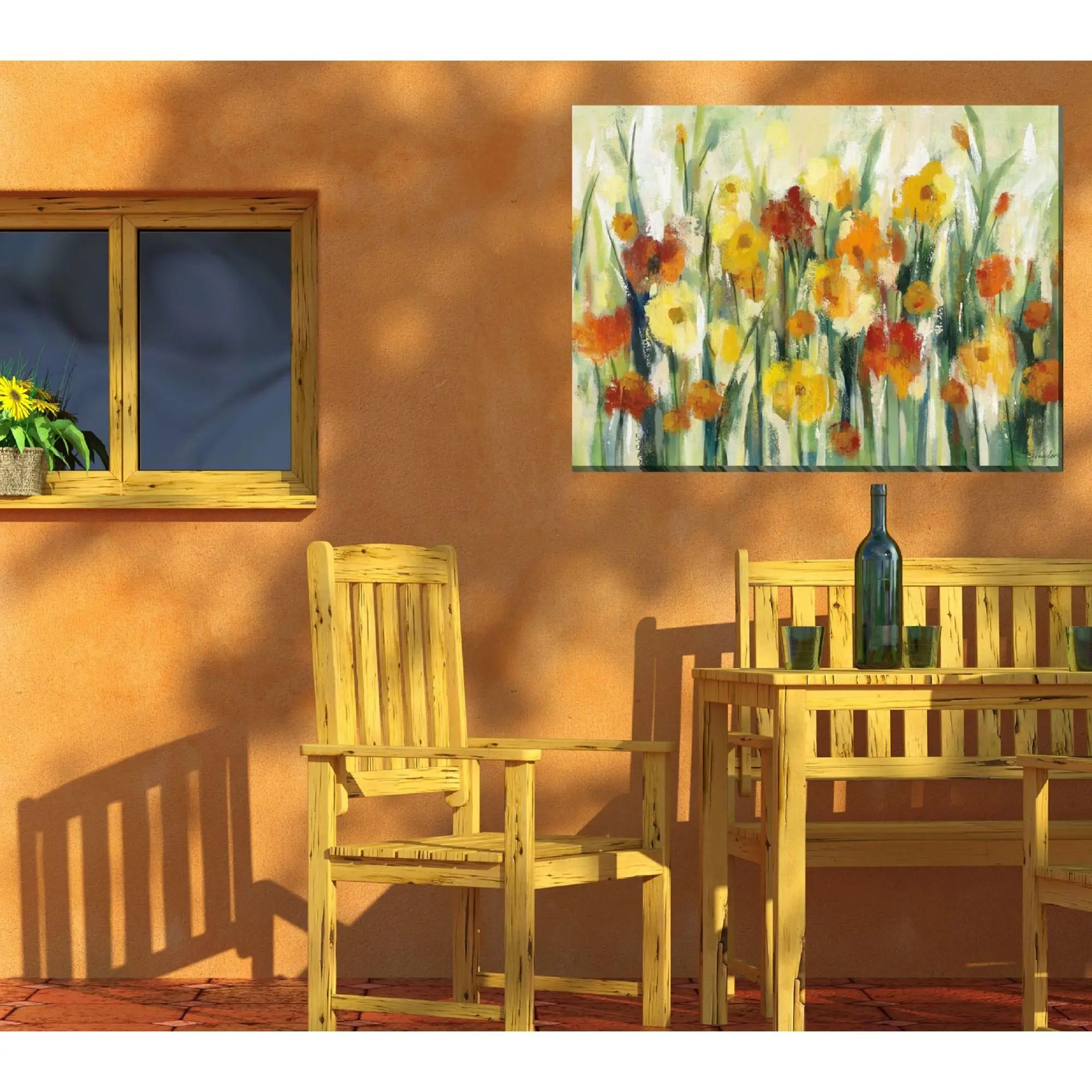 West of the Wind September Sun Outdoor Canvas Art 40x30