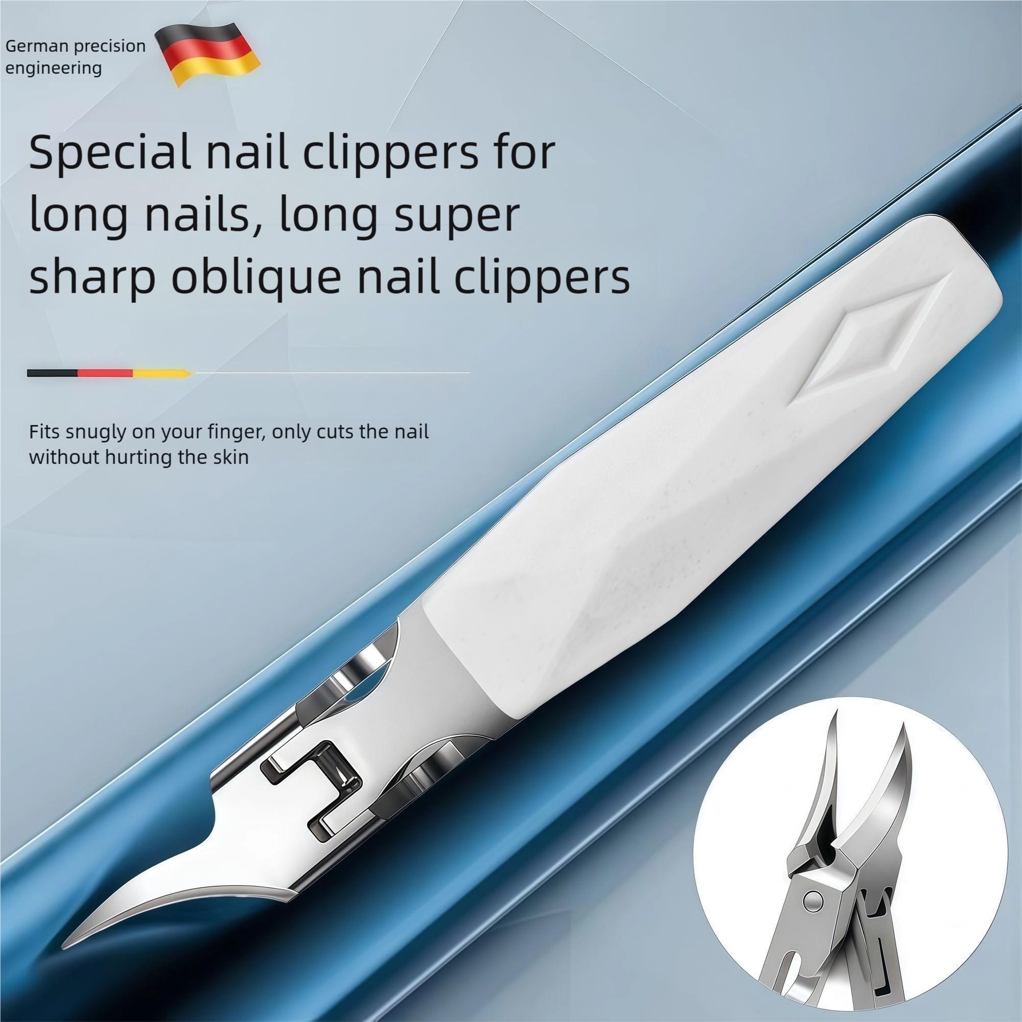 Eagle Beak Clippers with Wide Jaw for Thick, Hard Nails, German-Engineered 3-Piece Multi-Pack, Unisex Nail Care Set for Seniors, Mature, 50G, Cuticle Tool, Nail Cutters, Toenail Clipper Set