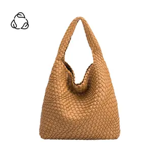 Johanna Camel Large Recycled Vegan Shoulder Bag - FINAL SALE