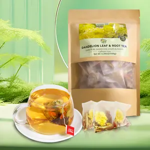 Dandelion Leaf & Root Tea - 100% Natural Herbal Ingredients Wolfberry Licorice Chrysanthemum 7 Organic Tea Drinks 0.33lb/150g