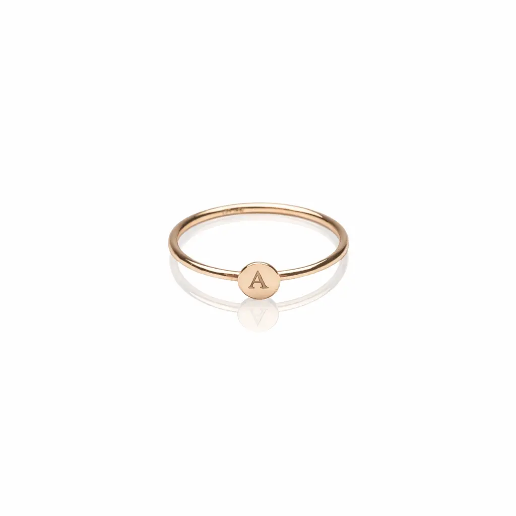 Gold Filled Flat Circle Ring