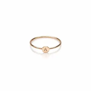 Gold Filled Flat Circle Ring