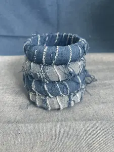 Denim Bracelet Stack