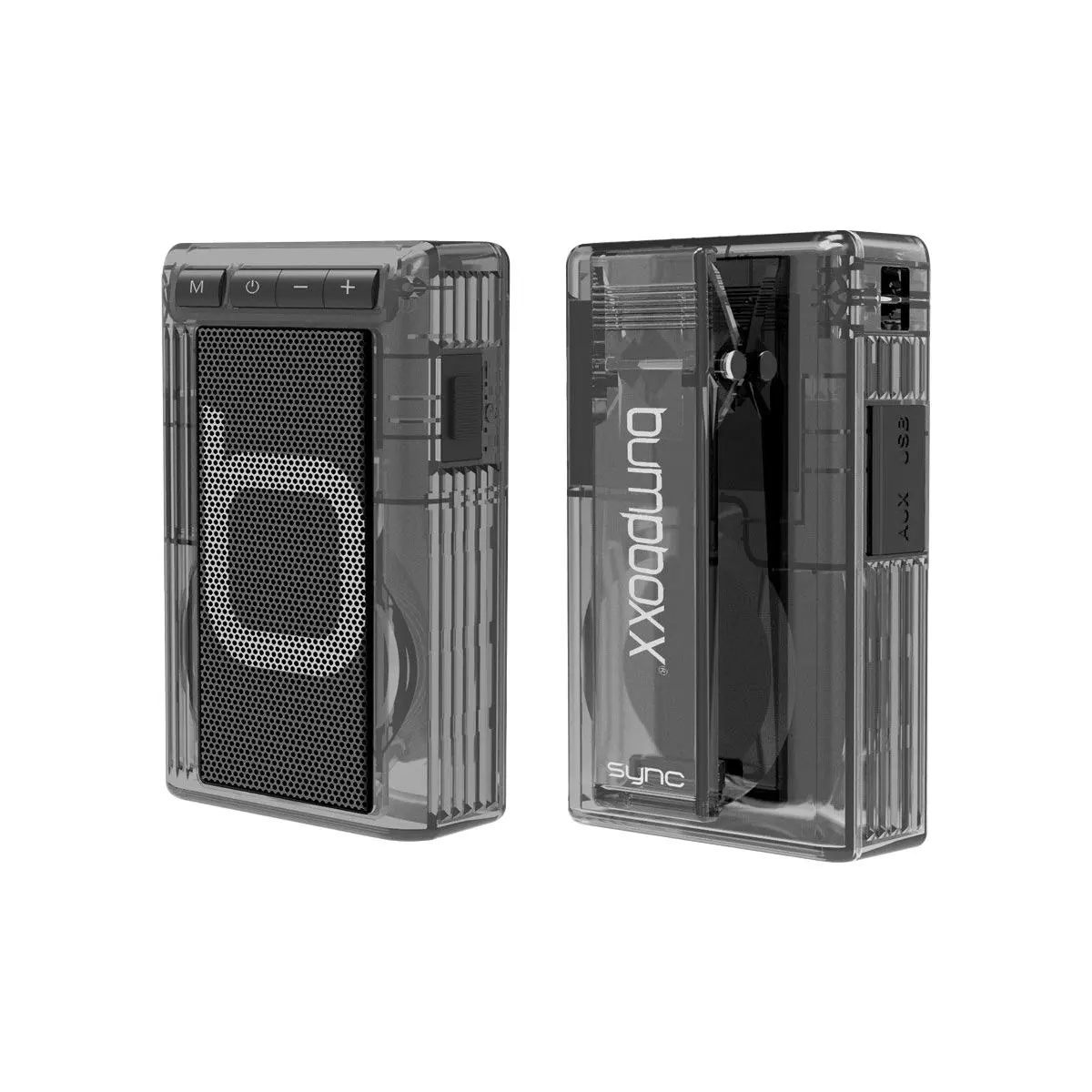 Bumpboxx Retro Pager Wearable Clip Bluetooth Speaker - Wireless Audio Device with Hands-Free Call, IPX6 Rated for On-the-Go Carry