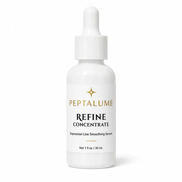 Peptalume Refine Concentrate | Precision Smoothing Serum | SNAP-8 + Syn-Ake Peptide Serum | Expression Line Smoothing | Lightweight Facial Serum | 1 fl oz / 30 mL & 0.5 fl oz / 15 mL
