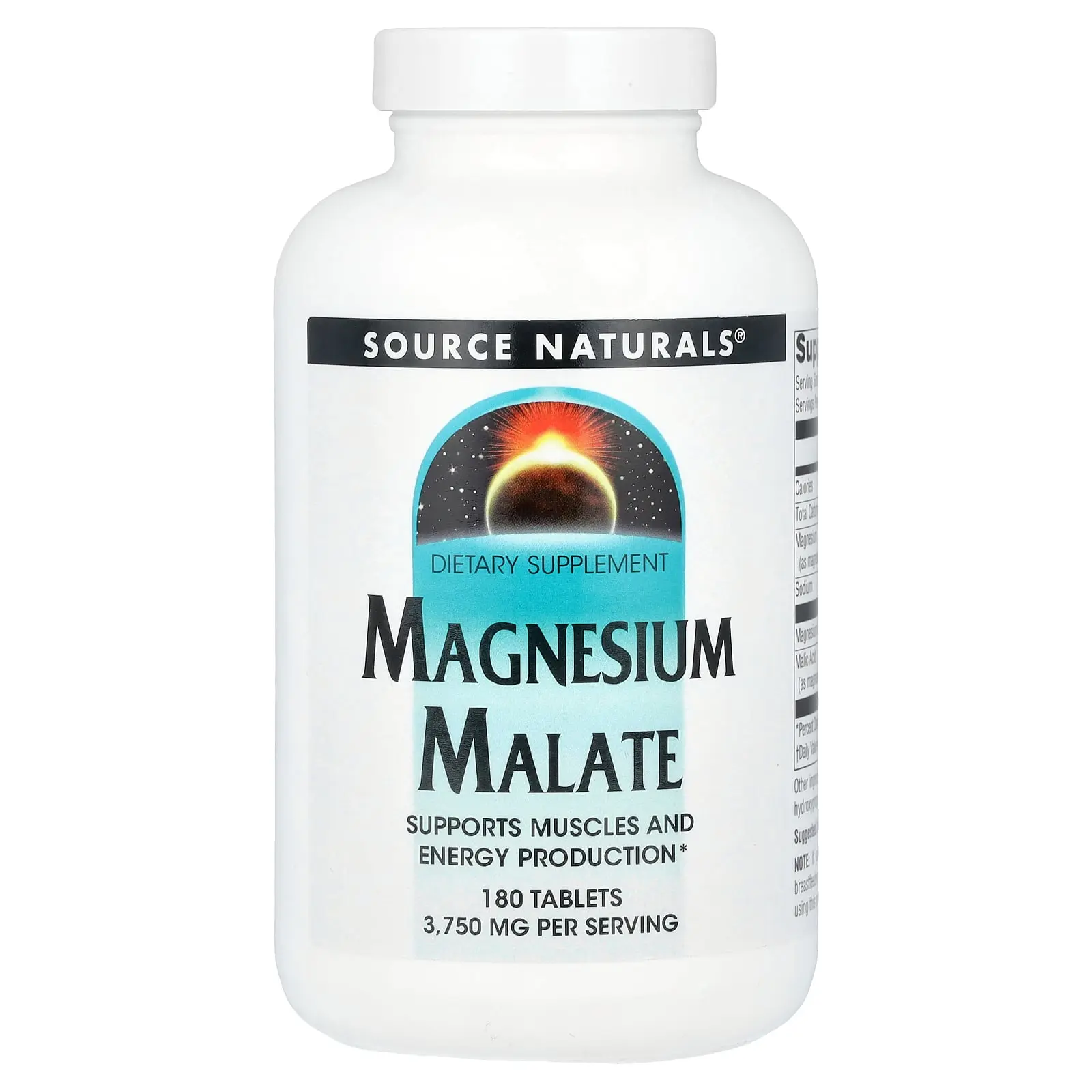 Source Naturals Magnesium Malate, 180 Tablets Source Naturals Magnesium Malate, 180 Tablets