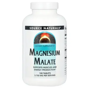 Source Naturals Magnesium Malate, 180 Tablets