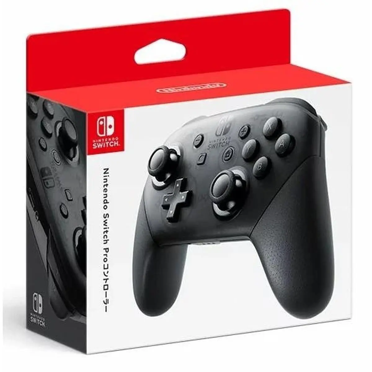 Gamers Premium ABS Nintendo Switch Pro Wireless Controller Black Japan Edition - Ergonomic Competitive Home Console Gamepad, Responsive Rechargeable Matte Plastic Switch Pro Controller