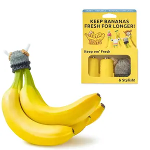 NANA HATS Banana Freshness Preserver, Keep Bananas Fresh Longer, Ideal for Organic Bananas, Innovative Banana Holder for Home Use, Extend Freshness of Your Fruit, AS SEEN ON SHARK TANK, Viking
