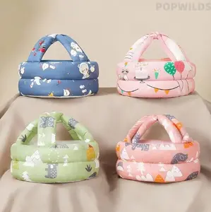 Cute cartoon baby head protection hat with adjustable fit, ideal for toddlers aged 6 to 24 months. Safeguards little ones while learning to walk. Lovely practical gift for Halloween, Christmas, Thanksgiving and daily use at home.