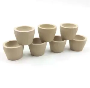 #6 1-7/16” Mabor Magnesia Tapered Cupel Sets | Gold Silver Refining & Assaying