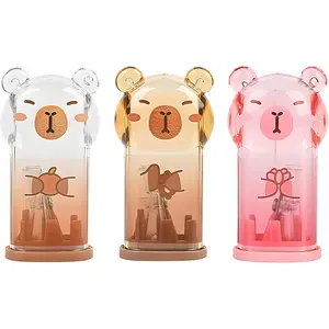 Cute Capybara Stationery Set,Kawaii School Supplies,Including 3 count Cute Capybara Pencil Sharpeners, for Kawaii Office School  Supplies