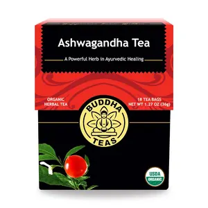 Buddha Teas Organic Ashwagandha Root Herbal Tea (18 Count)