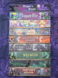 Soul Sticks Highly Fragrant Incense Sticks - Dragon's Breath, Fairies Dust, Love Spell & More Aromatic Scents