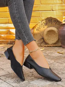 Women's Wide-Calf Square Toe High Heels, Perfect for Work and Parties, Stylish Slip-On Shoes, Casual Fashion Footwear
