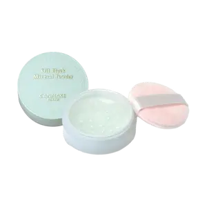 CANMAKE Oil Control Setting Powder SPF16 PA++ - Mint Green C01 for Oily & Sensitive Skin, , Concealing, Hydrating, Sun Protection