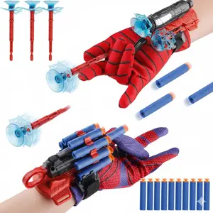 Spider Web Shooter Toy for Kids, Fun Glove Slinger Toy for Outdoor Pretend Play, Birthday Halloween Christmas Gift