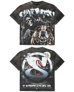 Vintage Graphic"SAINTS S" Tops Tshirt streetwear, Y2K style  Casual Cotton Classic Crewneck DesignTees