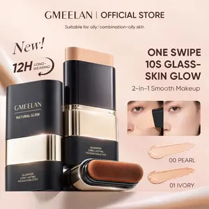 GMEELAN 【New Product】Glycyrrhizin Skin-Care Foundation Stick 16g -Contour Stick Full Coverage Soft Matte Long-Wear Lightweight Brighten for Oily Skin Natural Finish-Lasts for 24 Hours without Discoloration