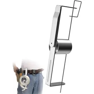 Drywall Tape Holder, Iron Drywall Tape Reel, Heavy Duty  Coated Steel Prevents Rusting, Holds up to 500  of Tape, Fast Loading Retaining Pin Drywall Reel Lift for Wall Corner