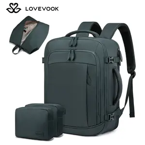 LOVEVOOK Weekender Overnight Luggage Daypack,TSA Approved Travel Essentials Bag,Travel Backpack Carry On Airline Approved TikTokShopStockUp