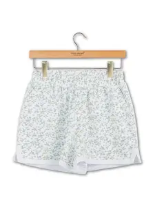 Simply Pintuck Lounge Shorts - Blue Flower - by Simply Southern