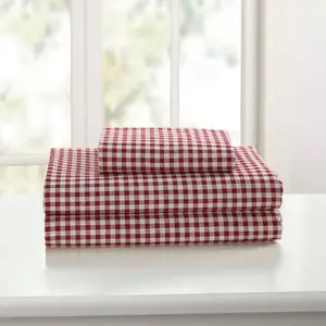Laurel & Mayfair Gingham Print Sheet Set