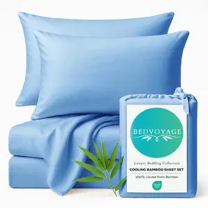 Bamboo Sheet Set - 100% Viscose from Bamboo - Ocean