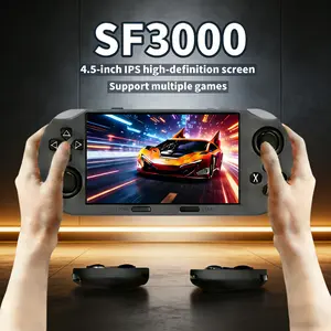 Portable gaming device suitable for players, compact design, 4.5-inch retro arcade game with multiple emulators supporting MP3/MP4 playback and multiple languages. Ideal birthday gift choice