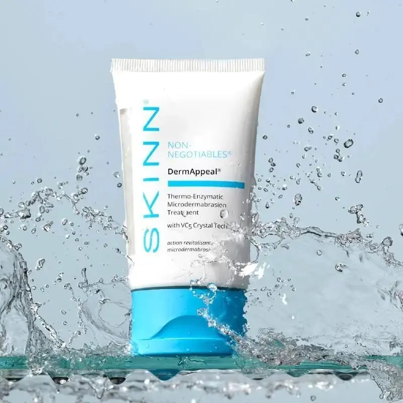 SKINN Cosmetics Green Tea-Mint Facial Cleanser, Daily Skincare for Gentle Exfoliation & Comfort (Men's Care)