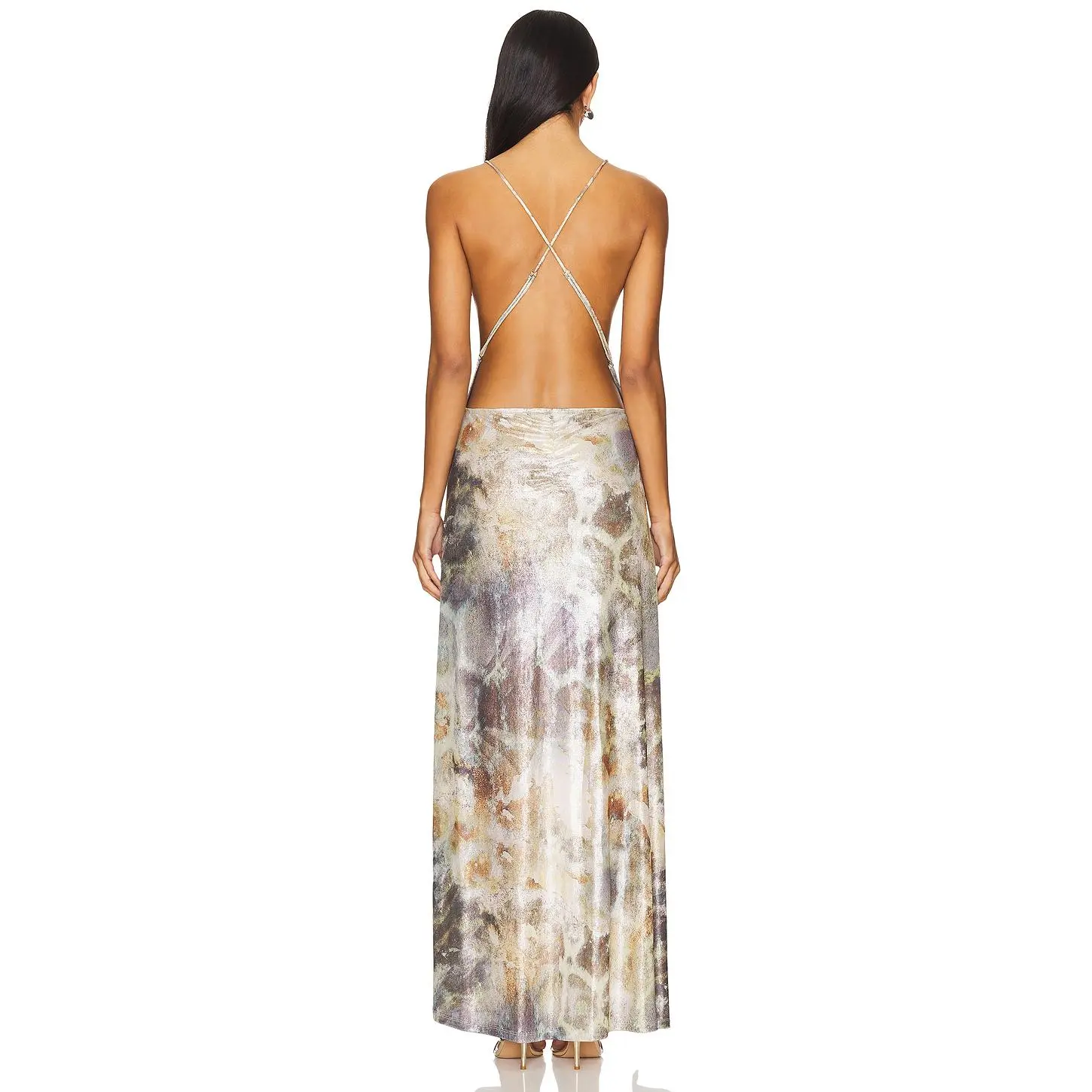 chinese dress ladies Oryx Maxi Dress with Shells | Jaded London