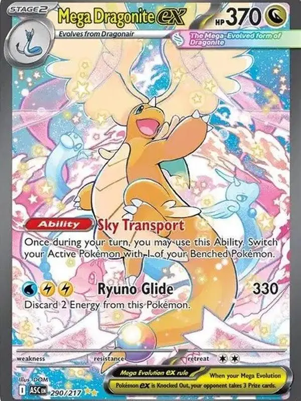 GOD PACK SPECIAL – 3 GUARANTEED IRs | 1:20 SIR | Mega Dragonite Ex (1:300)