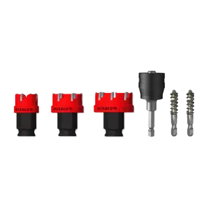 Diablo (DHS06CFS) 6 pc Steel Demon™ Carbide Teeth Hole Cutter Set (6-Pieces)
