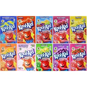 Kool-Aid Drink Mix, 10 Flavors Variety Pack (Bonus Pack of 50 Packets)