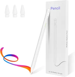 Stylus Pen for iPad 2018-2025 Released Model 15 Mins Fast Charge Pencil 2nd Generation Compatible with iPad Air 3/4/5/6,Pad 10/9/8/7/6   Pad Mini 5/6,Pad Pro 11"/12.9"/M4 White