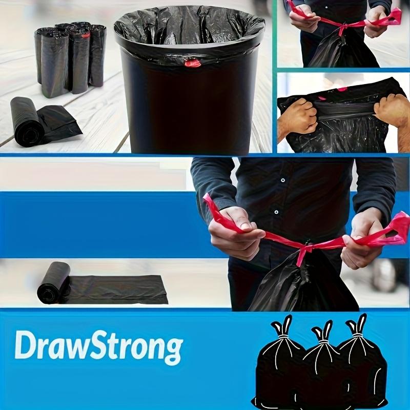 35 Gallon Heavy-Duty Black Trash Bags - Durable Polyethylene, Extra-Large Size for Home, Hotel & Supermarket Use, Multi-Purpose Cleaning Supplies with Sturdy Handles