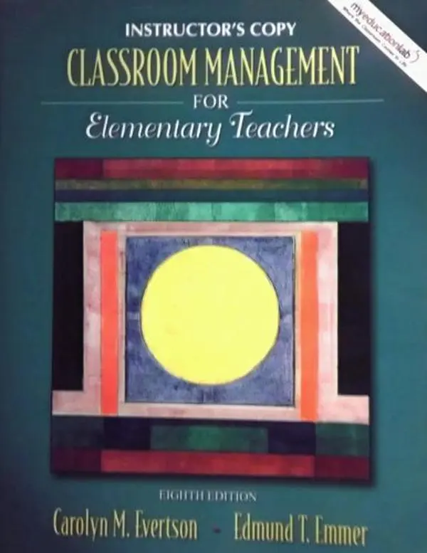 USED Book - Classroom Management for Elementary Teachers Instructor's Edition by carolyn-evertson (Paperback)