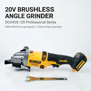 Dewalt DCG405-125 20V Angle Grinder for Metal Cutting with 125mm Disc Cordless High-Torque