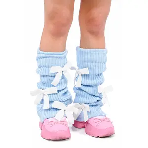 Rogue Ribbon Leg Warmers - Blue/White Rogue Ribbon Leg Warmers - Blue/White