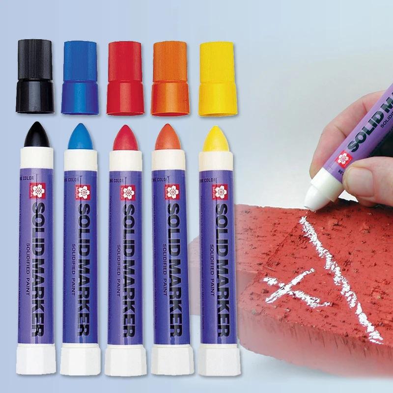 Waterproof Solid Paint Marker Pen Permanent Industrial Marker for Metal Tire High Temp | Computers & Office Equipment