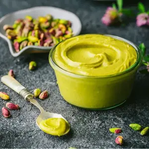 Italian Pistachio Butter Cream with 45% Pistachios, Dubai Chocolate filling, kunafa, spread