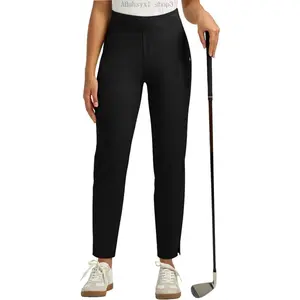 Women's Golf Pants Ankle Travel Stretch Petite Pants for Casual Dress Work with 2 PocketsABahsyxl shop3