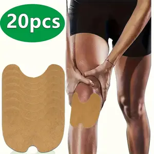 Knee Pain Relief , Warming Herbal Plaster Pain , Knee  for Pain Relief Bone on Bone Extra Strength,12 Hour Long Lasting Relief of Joint Pains, 20 Count body care patch