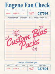 CUSTOM BIAS PACK | Photos, Stickers | Nour Pop Planet