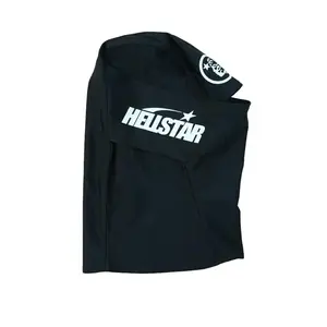 HELVSTAR Hell Ski Mask - Black, Features Logo and Star Design, Ideal for Skincare and Skin Repair