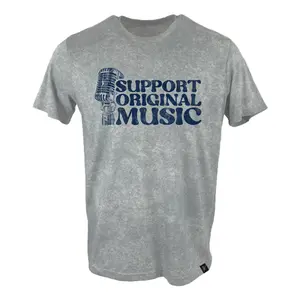 THE 615 HOUSE - Support Original Music T-Shirt: Vintage Gray