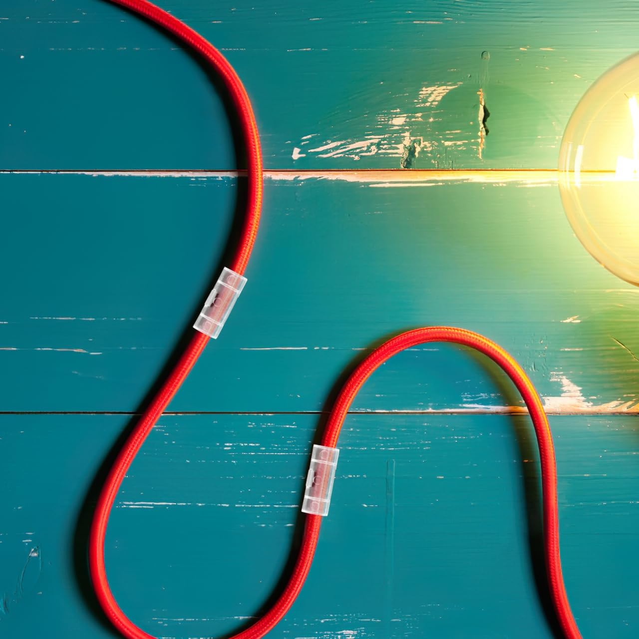 OSALADI 20 Pcs Self-Adhesive Cable Clips Wall Line Card Wire Organizer Cord Holders for Home Office Desktop Cable Management