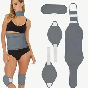 Reusable Castor Oil Packets Set of 4, Washable Reusable Moisturizing Pads, Ideal for Skin Care & Relaxing Therapy, Home Spa Essentials